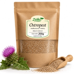 Ostropest plamisty mielony nieodtłuszczony 200 g Ziółko
