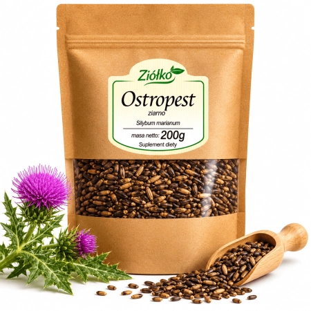 Ostropest plamisty ziarno 200 g Ziółko