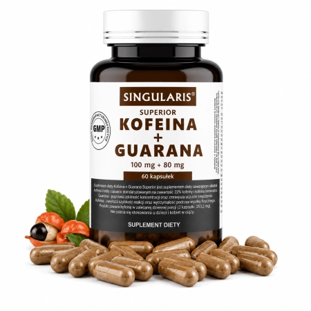 Kofeina + Guarana Singularis 60 kapsułek